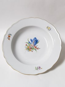 Meissen Germany Porcelain Floral Plate