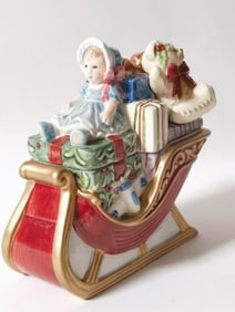 Vintage Fitz & Floyd Essentials Porcelain Teddy's