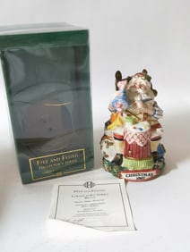 1997 Vintage Fitz & Floyd Porcelain Santa's Magic