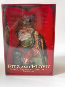 2003 Vintage Fitz & Floyd Porcelain Christmas Cour