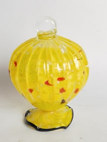 Vintage Murano Style Art Glass Vase