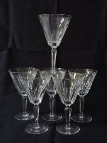 (6) Waterford Crystal Sheila Wine Glasses