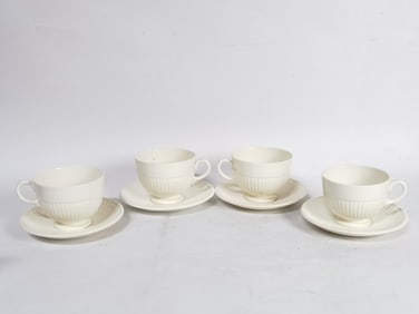 (4) Vintage Wedgwood Edme Porcelain Cup Sets