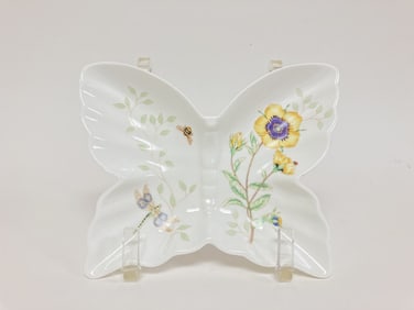 Lenox Porcelain Butterfly Meadow Butterfly Dish