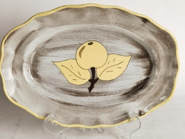 Vintage Santa Anita Ware Vreni Provincial Apple Ov