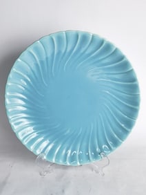 Large Vintage Franciscan Ware Blue Plate