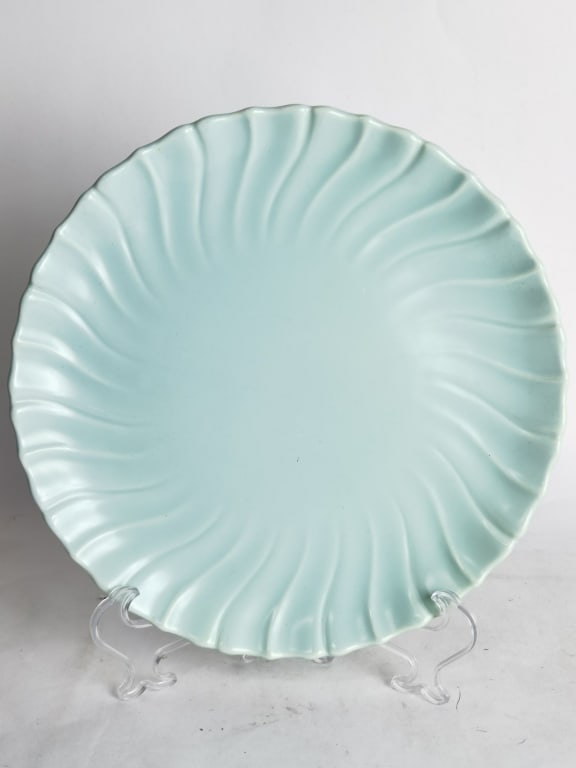 Large Vintage Franciscan Ware Blue Plate (1 of 3)