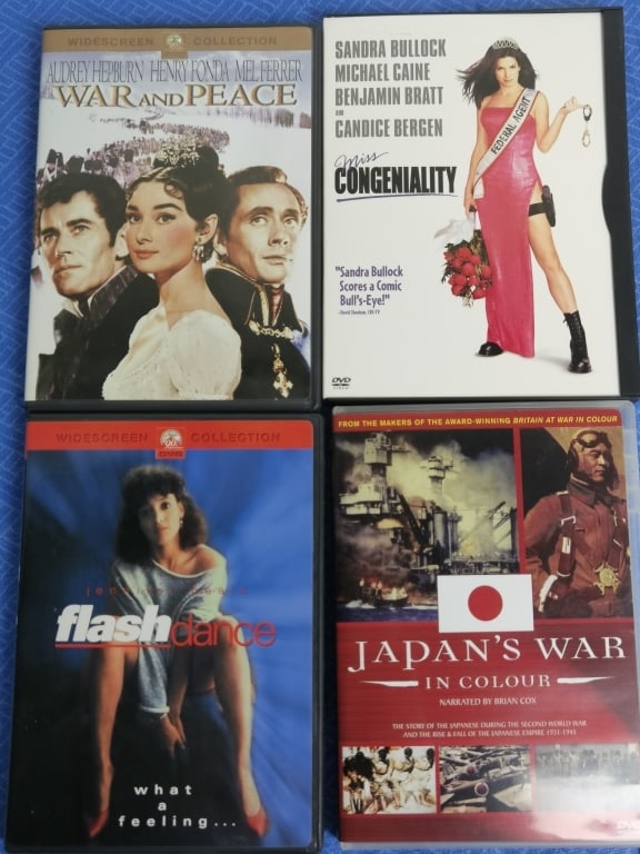 Group of Used DVDs: Group of Used DVDs