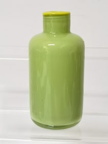 Light Green Glass Bud Vase