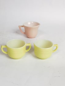 (3) Vintage Hazel Atlas Little Hostess Creamer