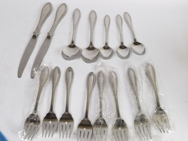 Group of Stainless Steel Utensils