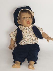 Vintage Crying Toddler Doll