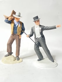 (2) Vintage Avon Images of Hollywood Porcelain Fig