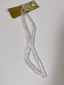 Group of Clear Faceted Beads
