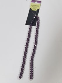 Group of Costume Amethyst Faceted Beads
