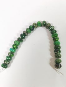 Group of Faux Turquoise Glass Beads