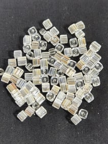 Group of Costume Square Beads