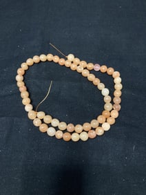 Group of Stone Round Beads