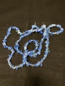 Group of Costume Blue Beads