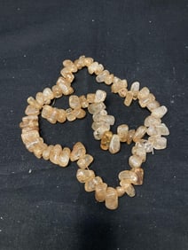 Group of Gold Quartz Beads