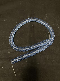 Group of Blue Faceted Beads