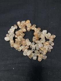 Group of Gold Quartz Beads