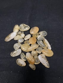 Group of Yellow Quartz Beads