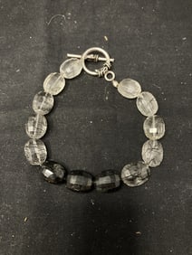 Hair Quartz Bead Bracelet