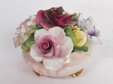 Vintage Radnor England Porcelain Flower Bouquet