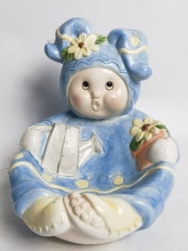 Vintage WCL Porcelain Figurine Bowl