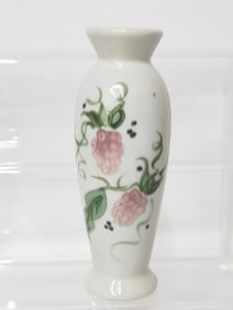 Vintage Hand Painted Porcelain Vase
