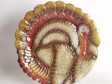 Vintage Better Homes Ceramic Turkey Plate