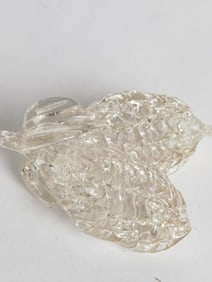 Vintage Crystal Carved Melon