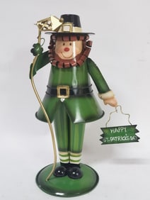 Happy St. Patrick Day Tin Figurine