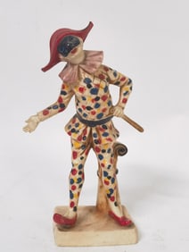 Vintage Italian Resin Jester Figurine