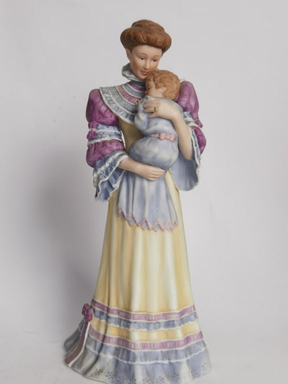 Vintage Lenox Cherished Moment Porcelain Figurine: Vintage Lenox Cherished Moment Porcelain Figurine, 9in