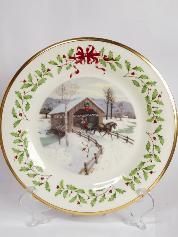 2007 Lenox Porcelain Holiday Collector Plate (1 of 6)