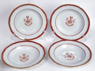 (4) Vintage Spode Copeland Porcelain Newburyport P
