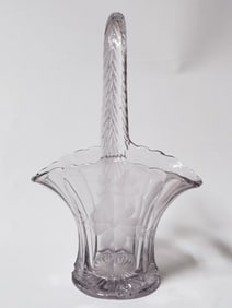 Vintage Duncan & Miller Cornflower Bridal Basket