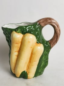 Large Vintage Italian Ceramic Carrot Pitcher