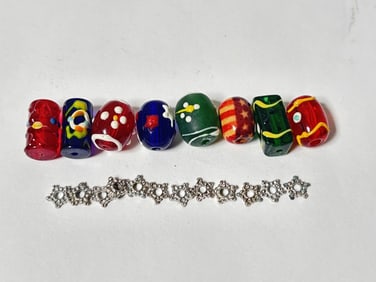 Group of Art Glass Beads