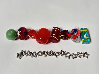 Group of Art Glass Beads