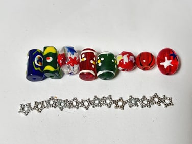 Group of Art Glass Beads