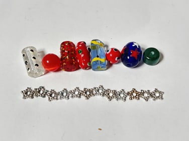 Group of Art Glass Beads