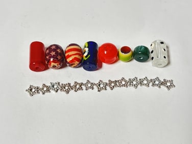Group of Art Glass Beads
