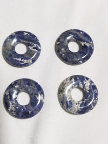 Group of Lapis Lazuli Disc Beads