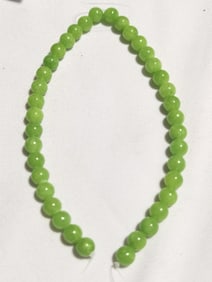 Group of Green Faux Jade Beads