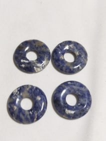 Group of Lapis Lazuli Disc Beads