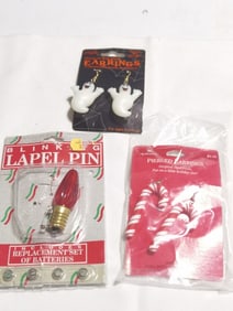 Group of Earrings and Misc