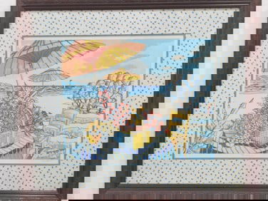 Limited Ed. "Port Antonio" Lithograph, Signed